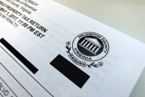 Arlington County tax form