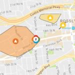 Rosslyn power outages Monday morning