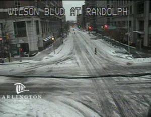 Snow and sleet covered roads in Ballston 3/14/17