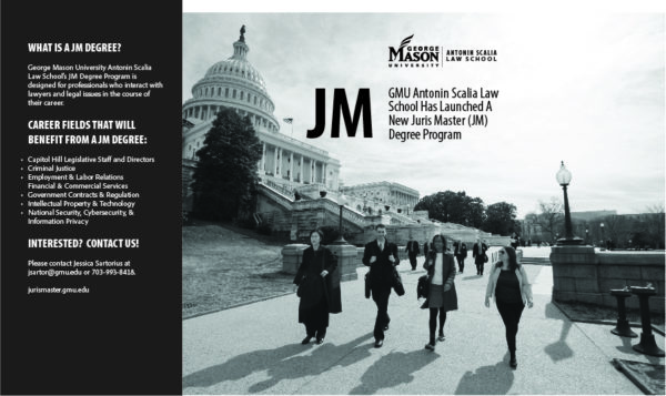 Enrollment for Juris Master (JM) Degree Method at GMU Antonin Scalia Legislation School is Now Open up