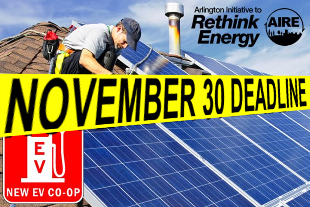 Rethink Energy: Deadline to Join Solar and EV Charger Co-op