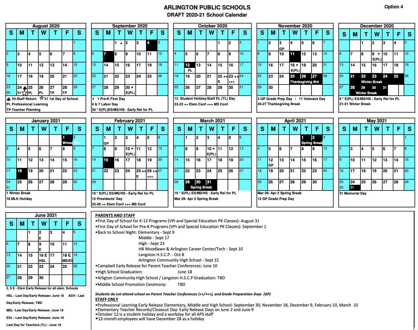 Loudoun County School Calendar 2021 2022 Calendar 2021