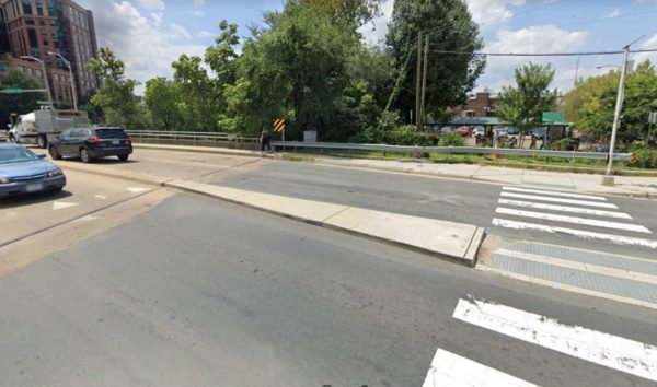 Shirlington Road bridge crosswalk (Photo via Google Maps)