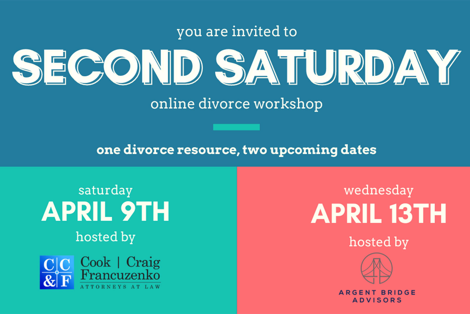 Second Saturday Online Divorce Workshop — Register Now (Community Post) - Vimarsana News