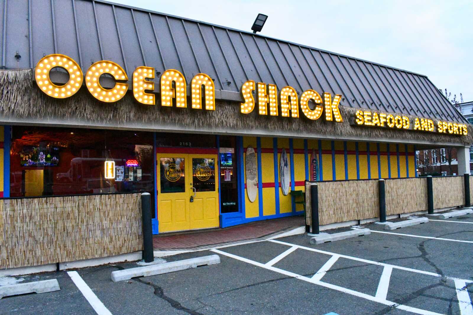 Come dine and watch sports at Ocean Shack in the Glebe Road Shopping Center
