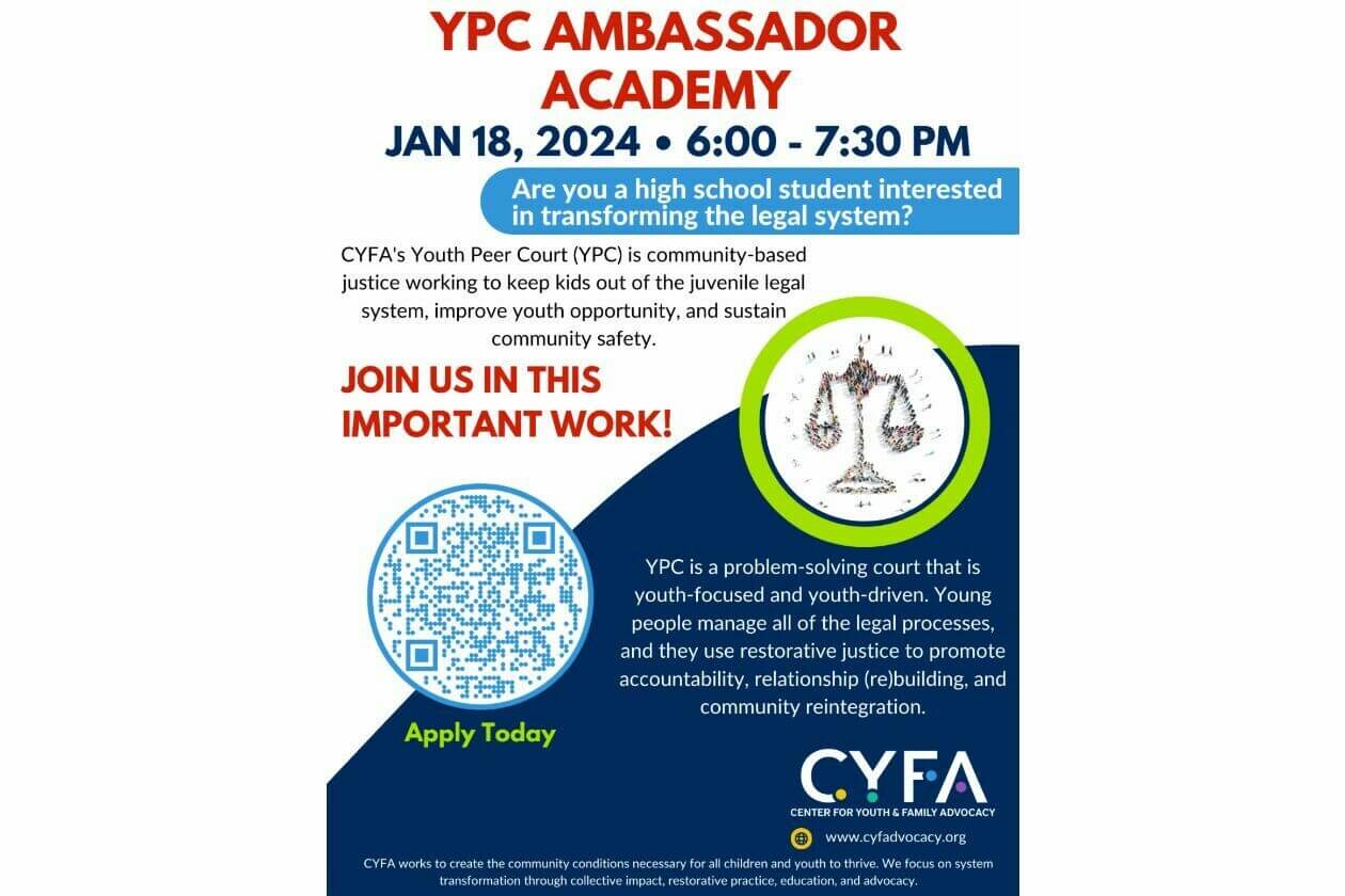 CYFA Youth Peer Court Ambassador Academy - Vimarsana News