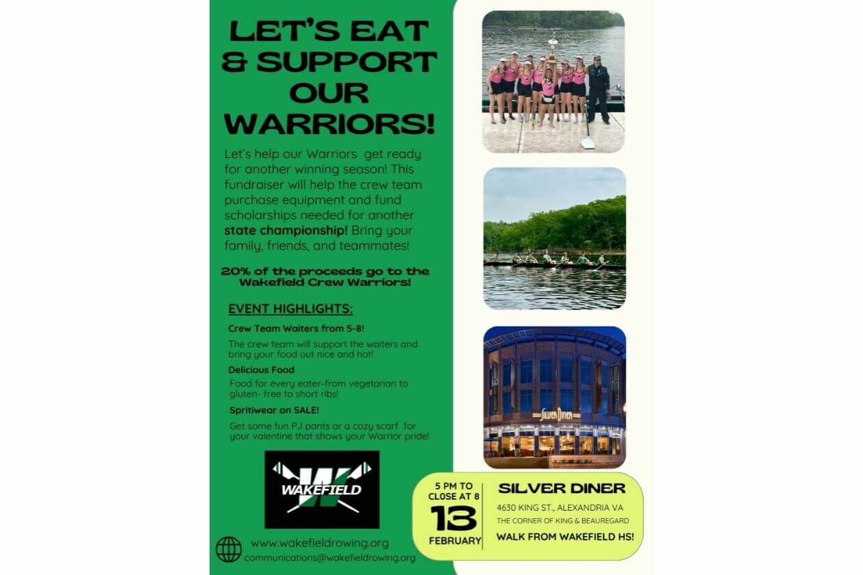 Wakefield Crew Fundraiser â€" Silver Diner Night - Vimarsana News