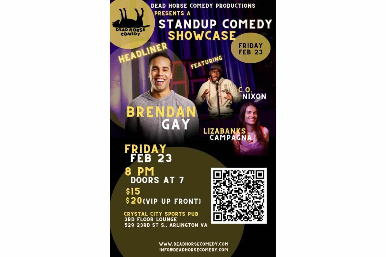 Live Comedy Showcase Starring Brendan Gay - Vimarsana News
