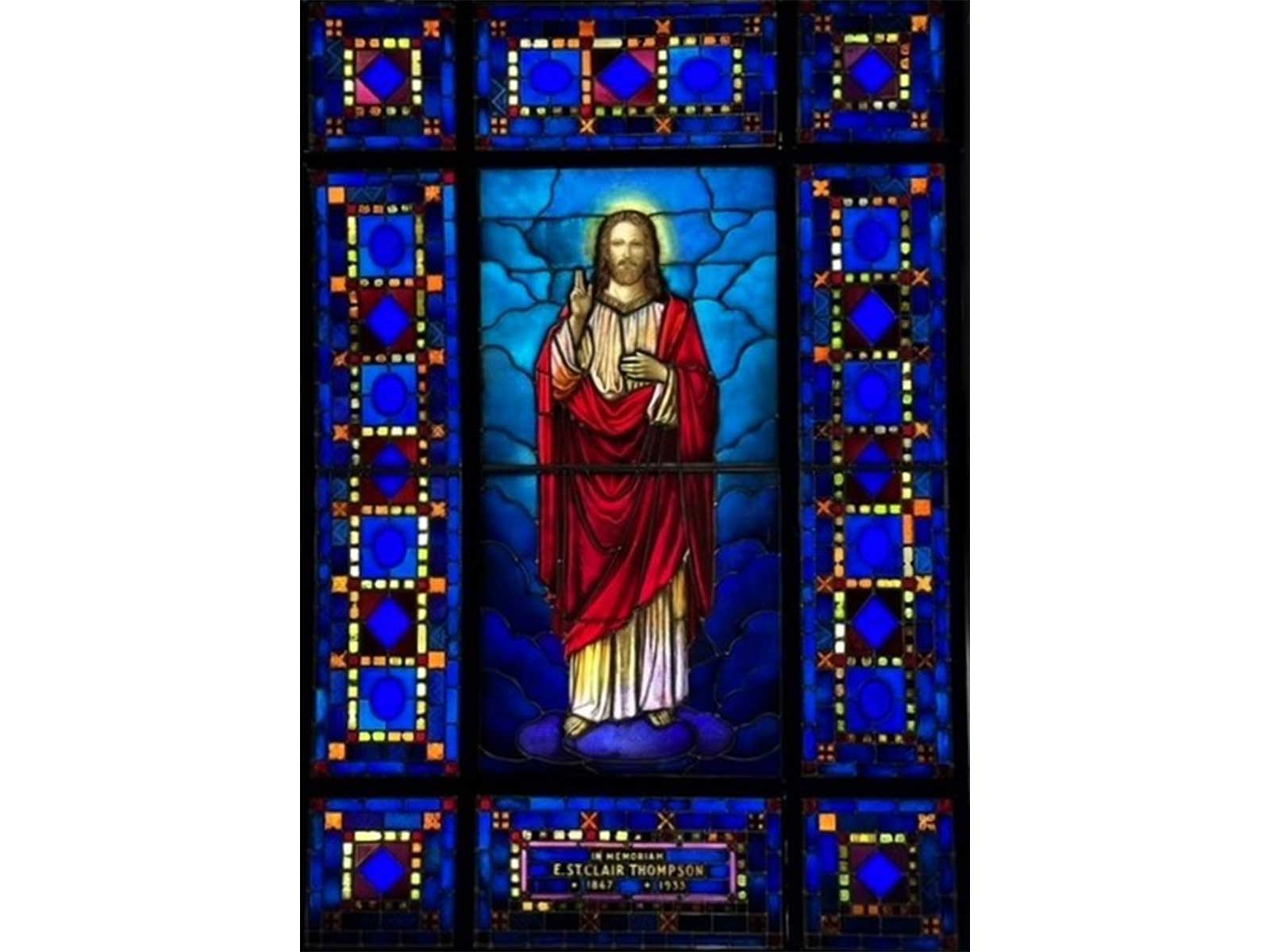 Stained glass window, salvaged by Arlington County, has a new home - Vimarsana News